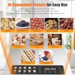 YASHE 14-Tray Food Dehydrator with Timer
