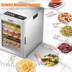 YASHE 14-Tray Food Dehydrator with Timer