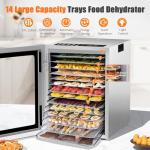 YASHE 14-Tray Food Dehydrator with Timer