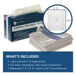 GE Universal Trash Compactor Bags - Pack of 30