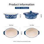 Wisenvoy Ceramic Casserole Dish with Lid