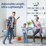 Cordless Electric Spin Scrubber with Adjustable Handle