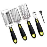 5-Piece Stainless Steel Handheld Grater Set