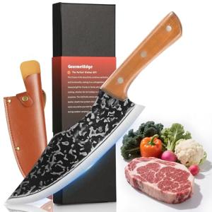7-Inch Japanese Steel Chef Knife with Sheath