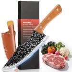 7-Inch Japanese Steel Chef Knife with Sheath