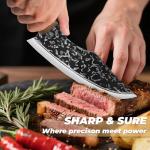 7-Inch Japanese Steel Chef Knife with Sheath