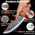 7-Inch Japanese Steel Chef Knife with Sheath