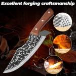 7-Inch Japanese Steel Chef Knife with Sheath