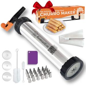KneadEat Churro Maker Kit with 24 Tips