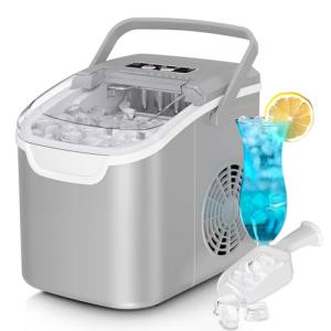 Portable Countertop Ice Maker - 8 Cubes in 6 Minutes