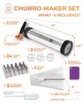 KneadEat Churro Maker Kit with 24 Tips