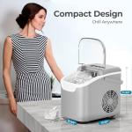 Portable Countertop Ice Maker - 8 Cubes in 6 Minutes