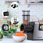 Electric Cheese Grater and Multi-Blade Slicer