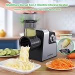 Electric Cheese Grater and Multi-Blade Slicer