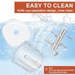 450ML Electric Garlic Chopper and Food Processor