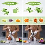 SupMaKin Safe Mandoline Slicer with Adjustable Thickness