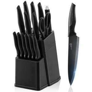 E-far 15-Piece High Carbon Kitchen Knife Set