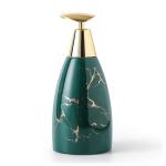 Green Ceramic Soap Dispenser - Vintage Style