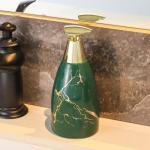 Green Ceramic Soap Dispenser - Vintage Style