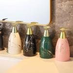 Green Ceramic Soap Dispenser - Vintage Style