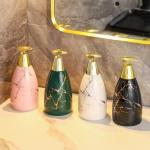 Green Ceramic Soap Dispenser - Vintage Style