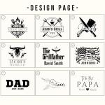 Customizable Grill Cutting Board for Father’s Day