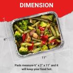 Flameless Food Warming Pads - 6 Pack Set