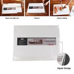 30 Collapsible Disposable Cutting Boards, 17x12 In White