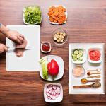 30 Collapsible Disposable Cutting Boards, 17x12 In White