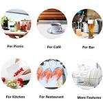 30 Collapsible Disposable Cutting Boards, 17x12 In White