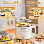 Stariver 1.5L Mini Electric Hot Pot Cooker