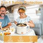 Stariver 1.5L Mini Electric Hot Pot Cooker