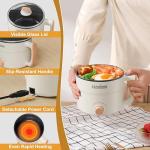 Stariver 1.5L Mini Electric Hot Pot Cooker