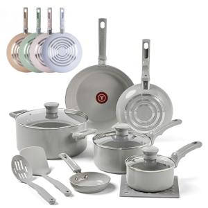 T-Fal 12-Piece Ceramic Nonstick Cookware Set