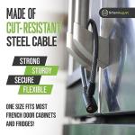 Child-Proof Refrigerator Lock for French Doors