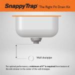 Snappy Trap Single Bowl Kitchen Sink Drain Kit
