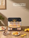 Yabano Electric Food Dehydrator with 5 Trays