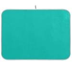 Absorbent Microfiber Dish Drying Mat - Teal Blue