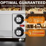 PYY Countertop Electric Pizza Oven for Home