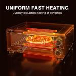 PYY Countertop Electric Pizza Oven for Home