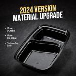 Glotoch 50 Pack 32 oz Meal Prep Containers