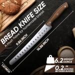 Purple Dragon Serrated Bread Knife - Gift Box