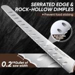 Purple Dragon Serrated Bread Knife - Gift Box