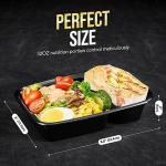 Glotoch 50 Pack 32 oz Meal Prep Containers