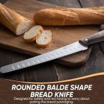 Purple Dragon Serrated Bread Knife - Gift Box