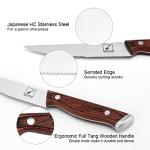 Imarku Serrated Steak Knives Set of 6