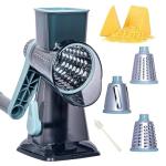 Handheld Rotary Cheese Grater with Suction Base