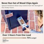 East Oak 30" Electric Smoker with Wood Chip Loader