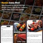 East Oak 30" Electric Smoker with Wood Chip Loader