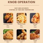 1800W Large Electric Deep Fryer with 3 Baskets